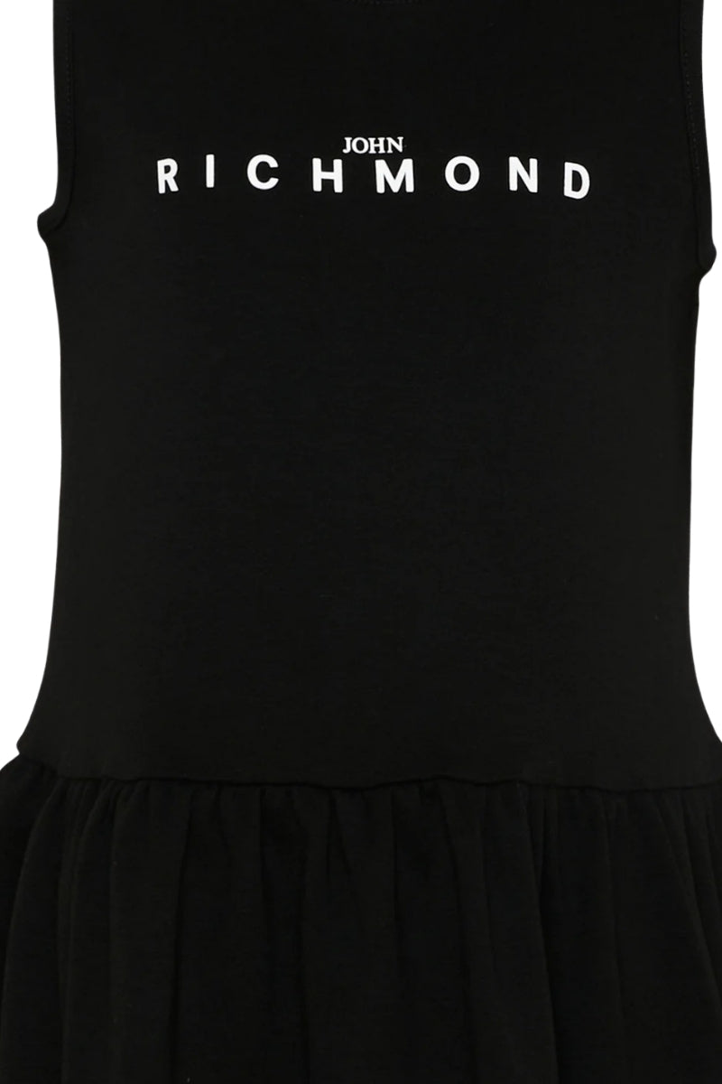 Abito da ragazza svasato in jersey stretch di cotone  RGP26033VE