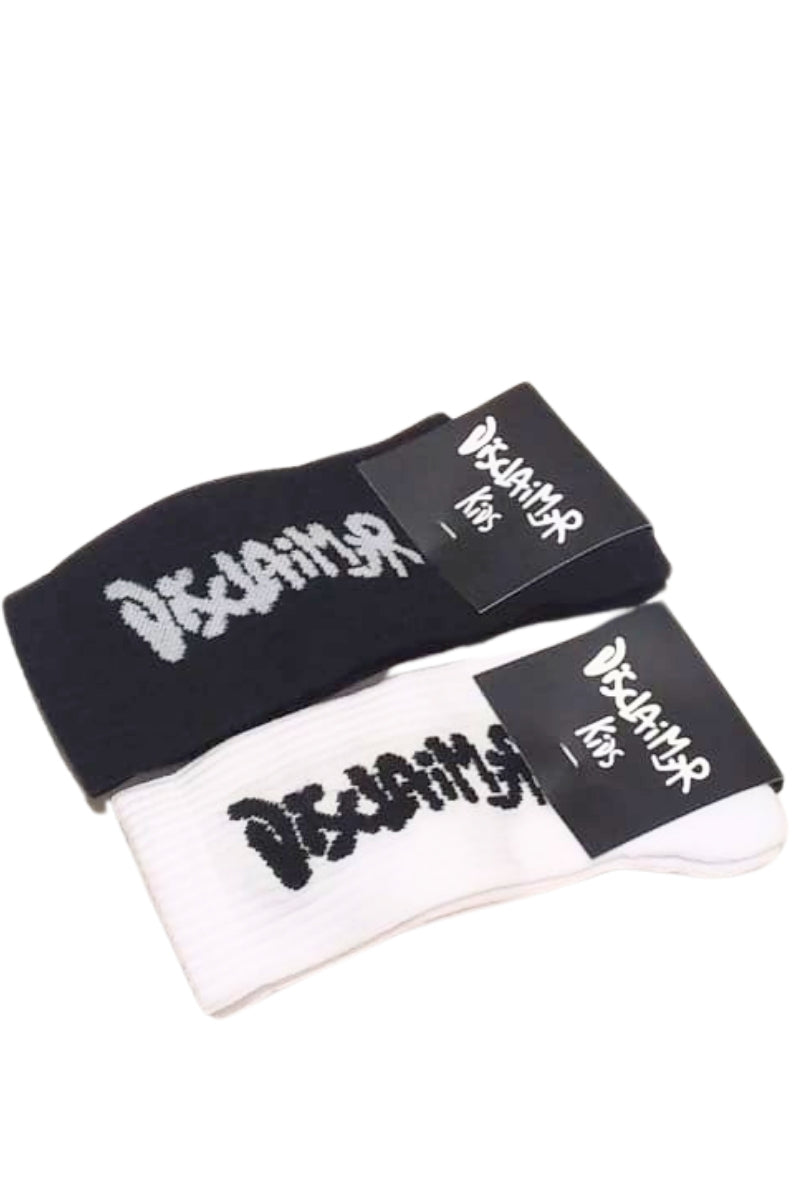 Calze in spugna di cotone da ragazzo e ragazza con logo lettering a contrasto 26EDK54160