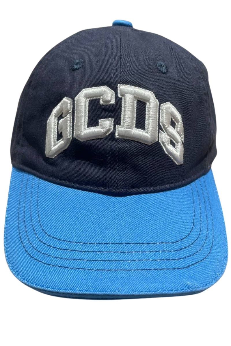 Cappello da ragazzo e ragazza con maxi logo lettering ricamato a contrasto sul davanti C1UJQN712T800
