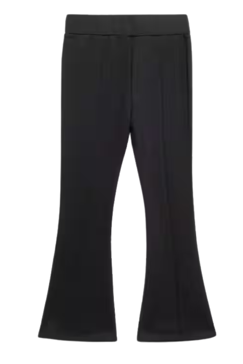 Pantaloni da ragazza in cotone elasticizzato a zampa J6RB02KCY62