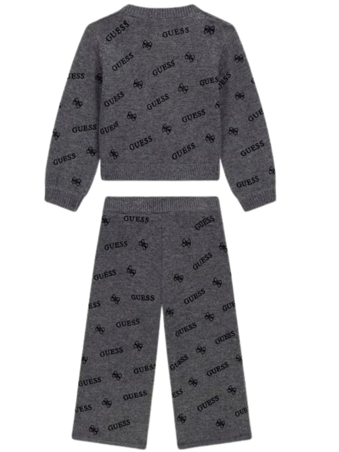 Completo da bambina due pezzi con logo all over K6BG01Z1289
