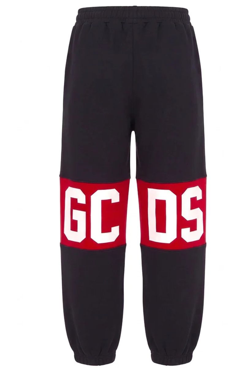 Pantaloni tuta da bambino con maxi banda loggata a contrasto colore (Taglia 4 anni) Z0UJQI588F004