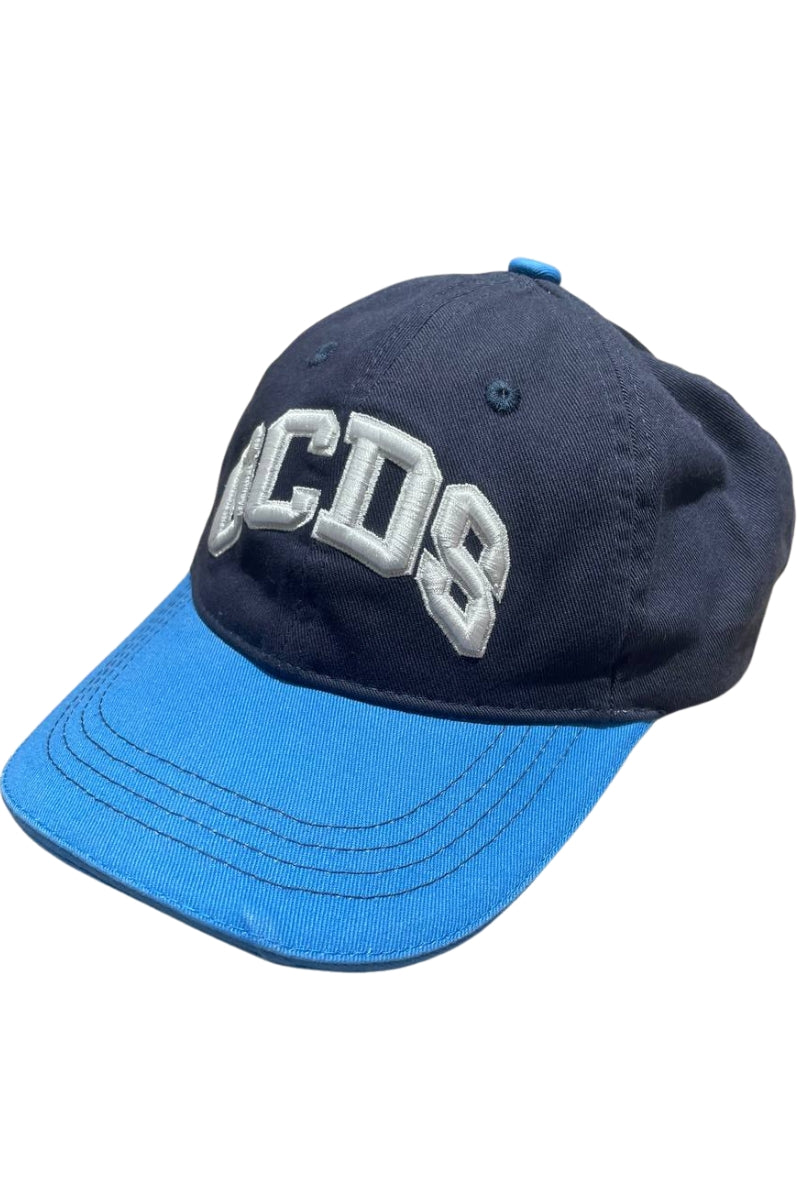 Cappello da ragazzo e ragazza con maxi logo lettering ricamato a contrasto sul davanti C1UJQN712T800