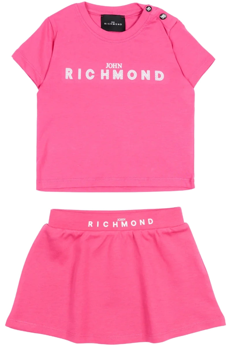Completo da neonata due pezzi con logo lettering RIP26043CJ