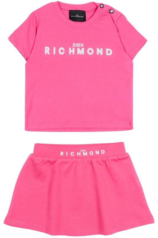 Completo da neonata due pezzi con logo lettering RIP26043CJ