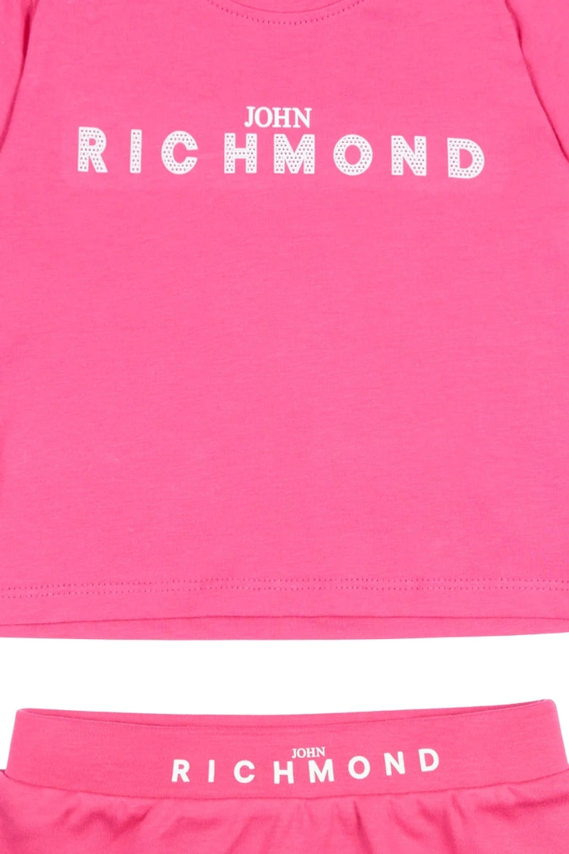 Completo da neonata due pezzi con logo lettering RIP26043CJ