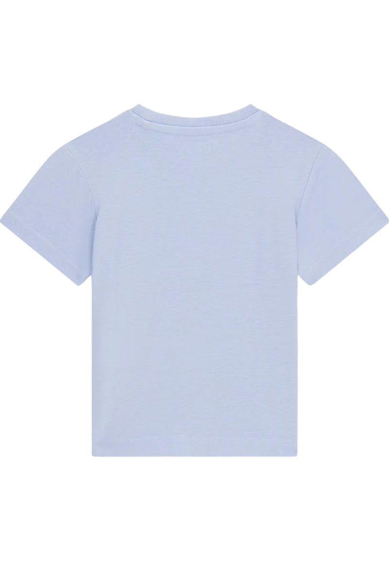 T-shirt girocollo da neonato e bambino in cotone con maxi stampa sul davanti  N6RI10K8HM4