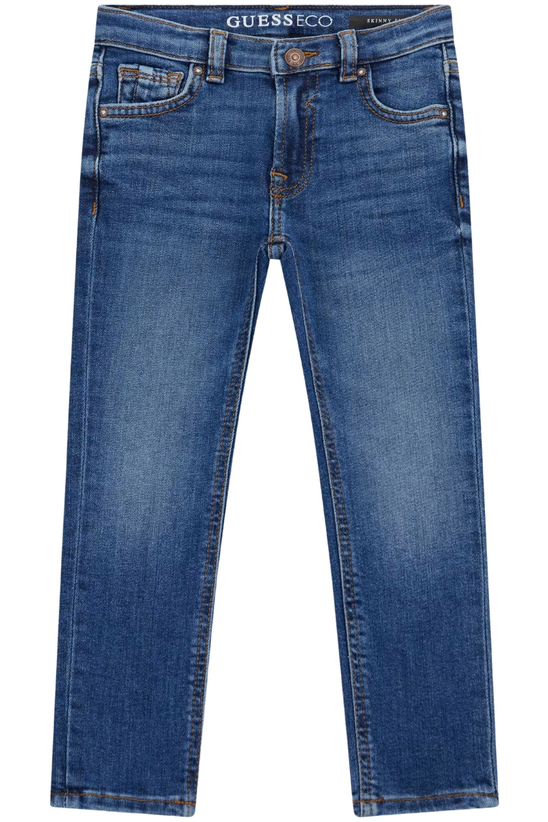Jeans da neonato e bambino modello skinny a cinque tasche N2RA08D4GV0