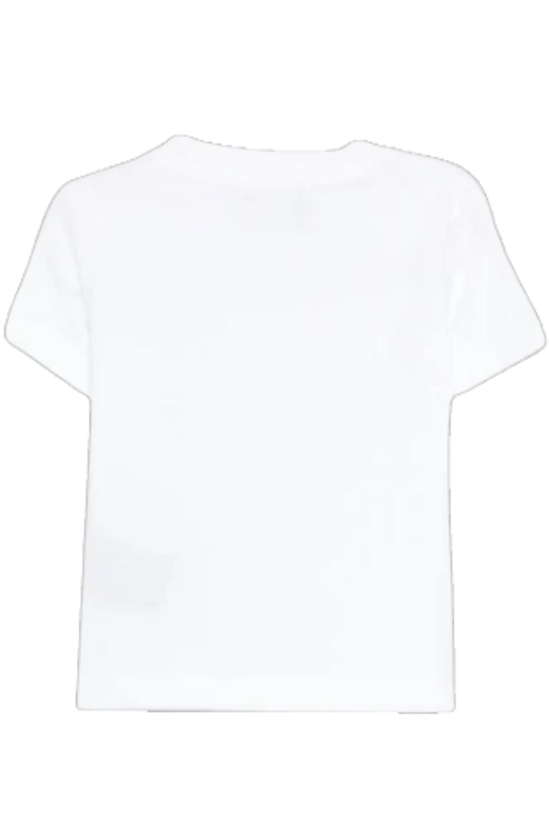T-shirt da neonato in cotone con stampa multi logo multicolor RIP26104TS