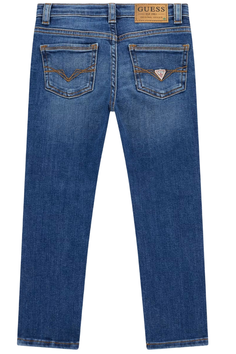 Jeans da neonato e bambino modello skinny a cinque tasche N2RA08D4GV0