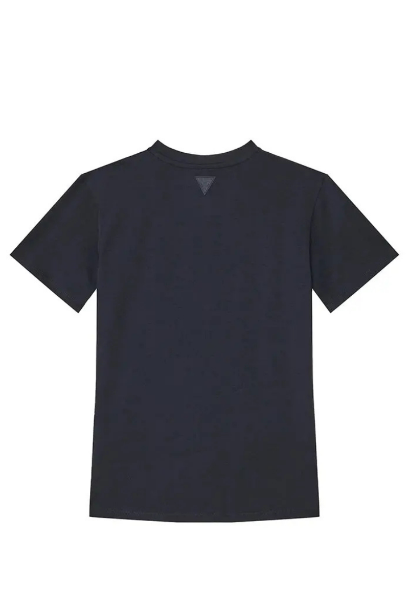 T-shirt da ragazzo con logo lettering in rilievo ton sur ton L5RI37J1311