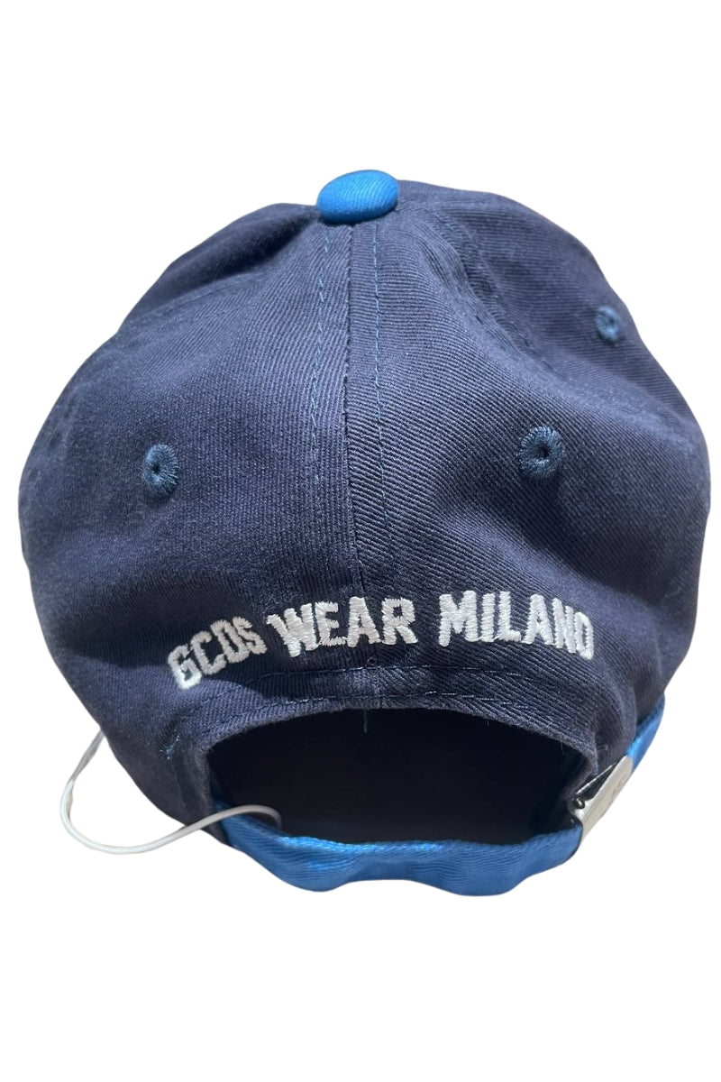 Cappello da ragazzo e ragazza con maxi logo lettering ricamato a contrasto sul davanti C1UJQN712T800