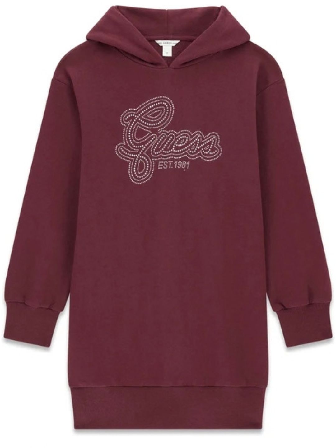 Abito da ragazza con logo lettering con strass sul davanti J6YK07K3959