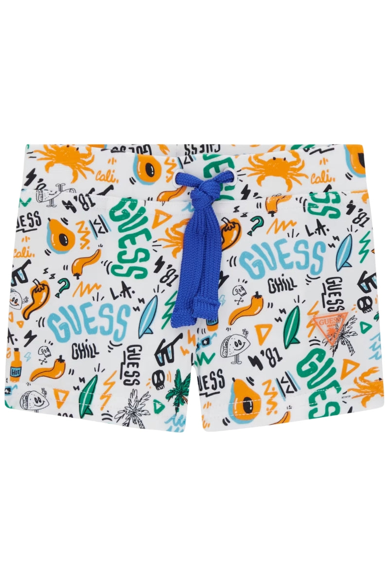 Costume da bagno da neonato boxer con stampa a fantasia all over I6GZ02MC052