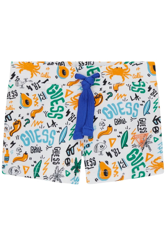 Costume da bagno da neonato boxer con stampa a fantasia all over I6GZ02MC052