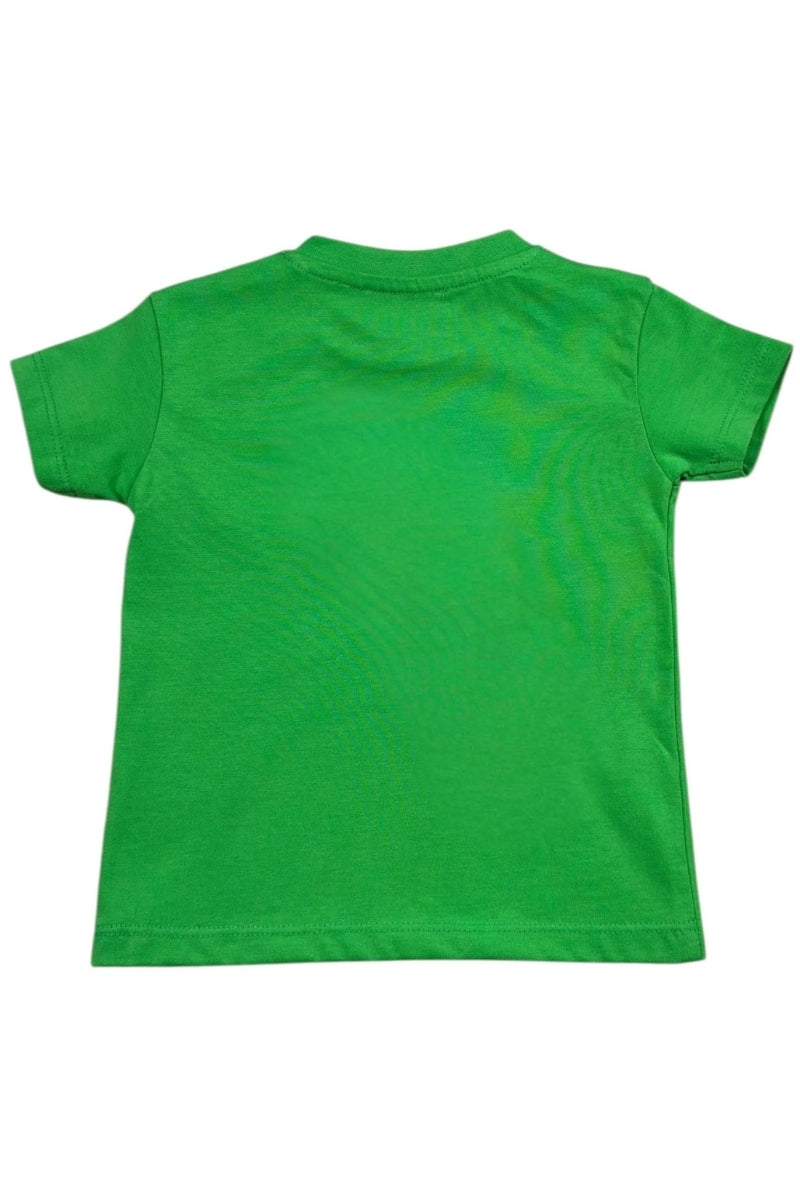 T-shirt da neonato in cotone con maxi stampa multi logo lettering a contrasto colore RIP26111TS