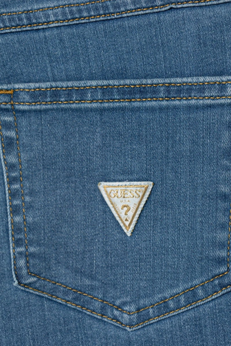 Jeans da ragazza a zampa in denim chiaro J6RA18D4CAO