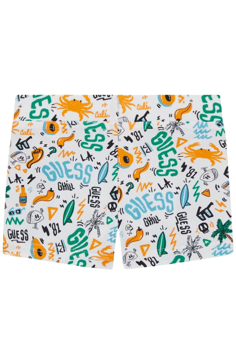 Costume da bagno da neonato boxer con stampa a fantasia all over I6GZ02MC052
