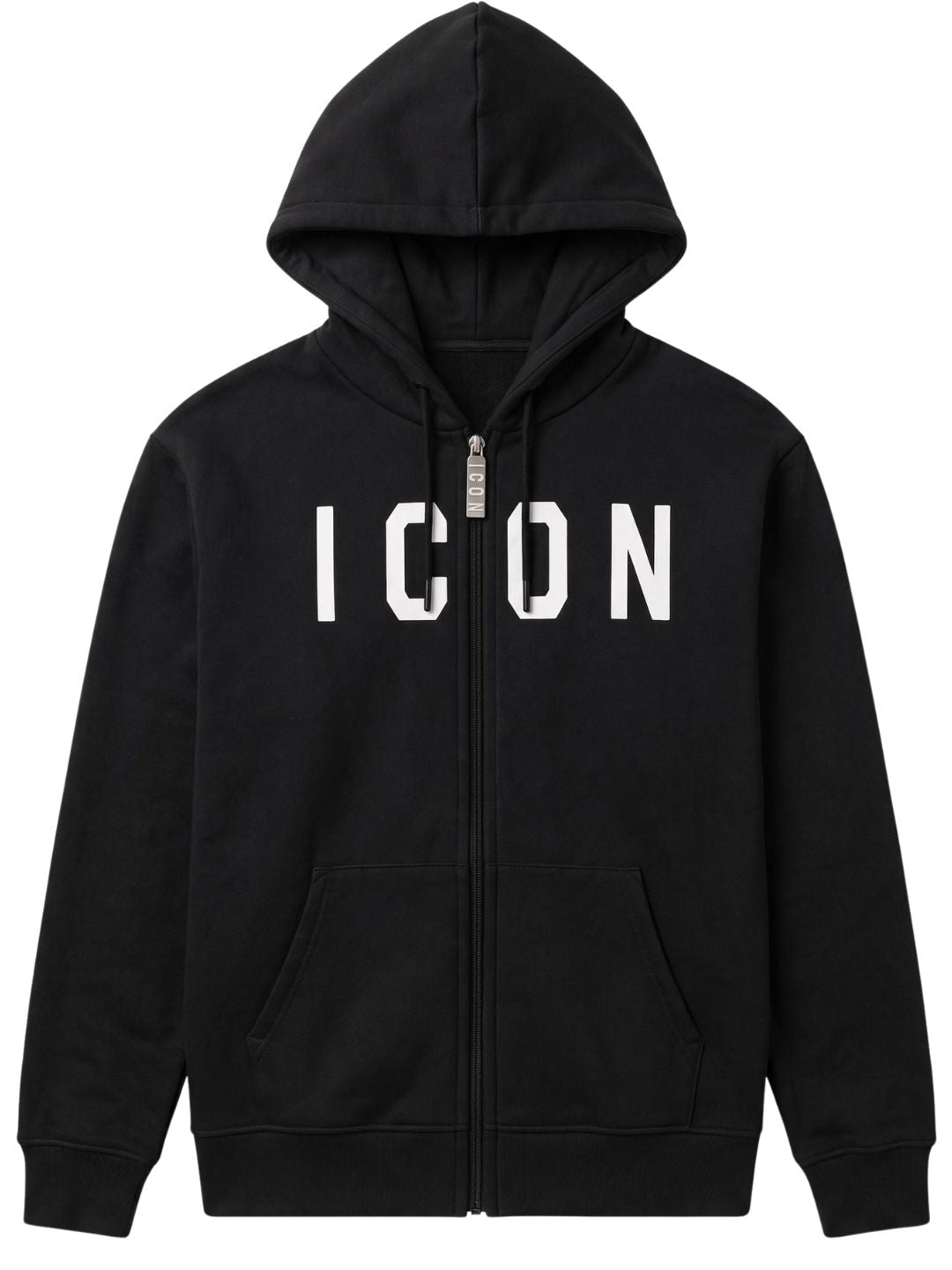 Felpa aperta da ragazzo con logo lettering a contrasto colore fronte e retro IGSW001392