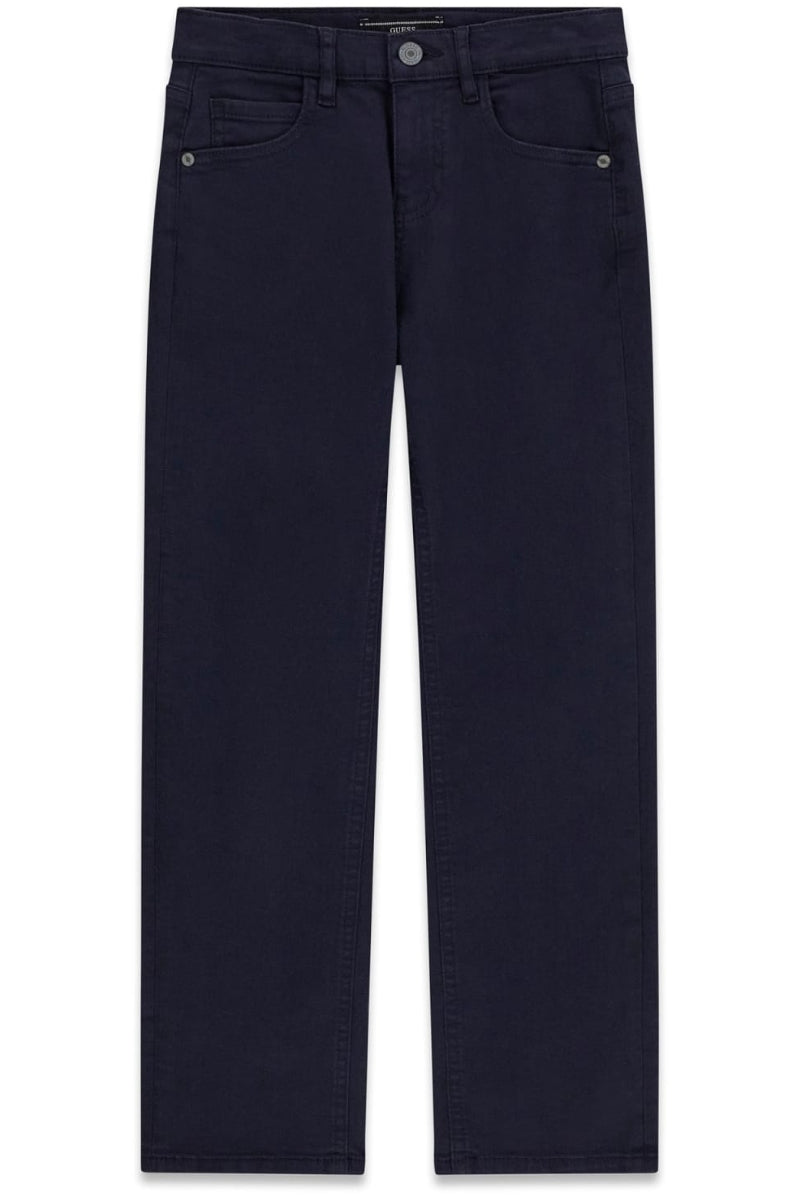 Pantaloni da ragazzo in cotone con taglio morbido a cinque tasche L6RB07WE620