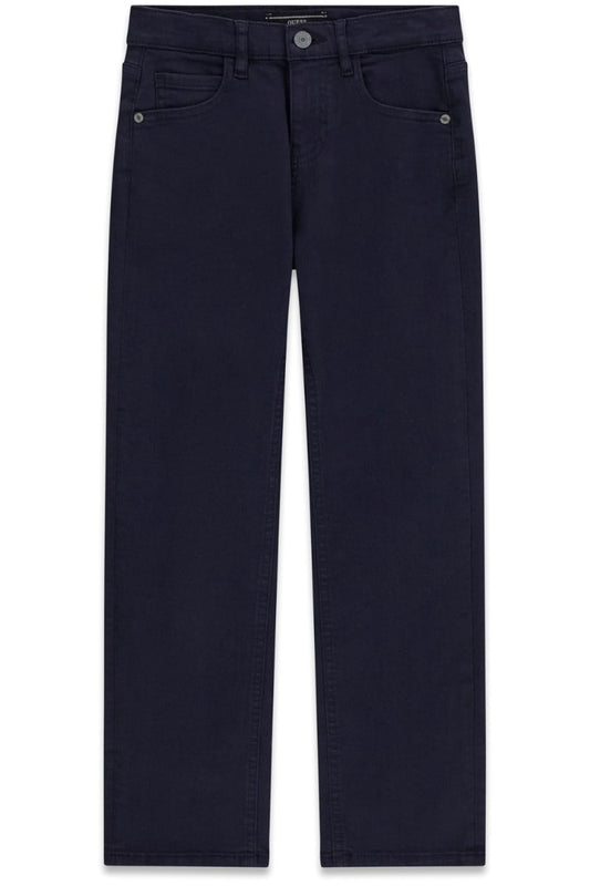 Pantaloni da ragazzo in cotone con taglio morbido a cinque tasche L6RB07WE620