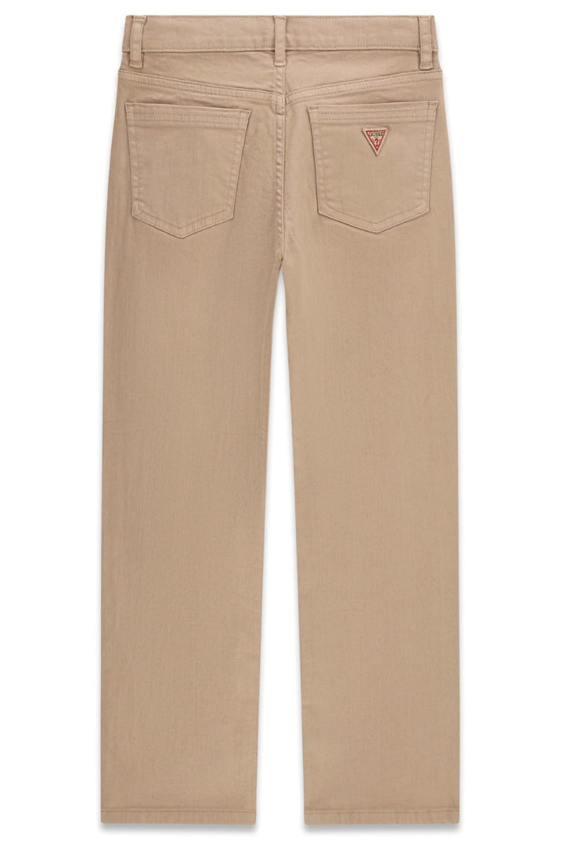 Pantaloni da ragazzo in cotone con taglio morbido a cinque tasche L6RB07WE620