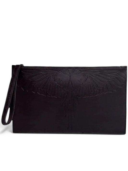 Pochette da ragazzo con motivo ali inciso ton sur ton COMAF261005