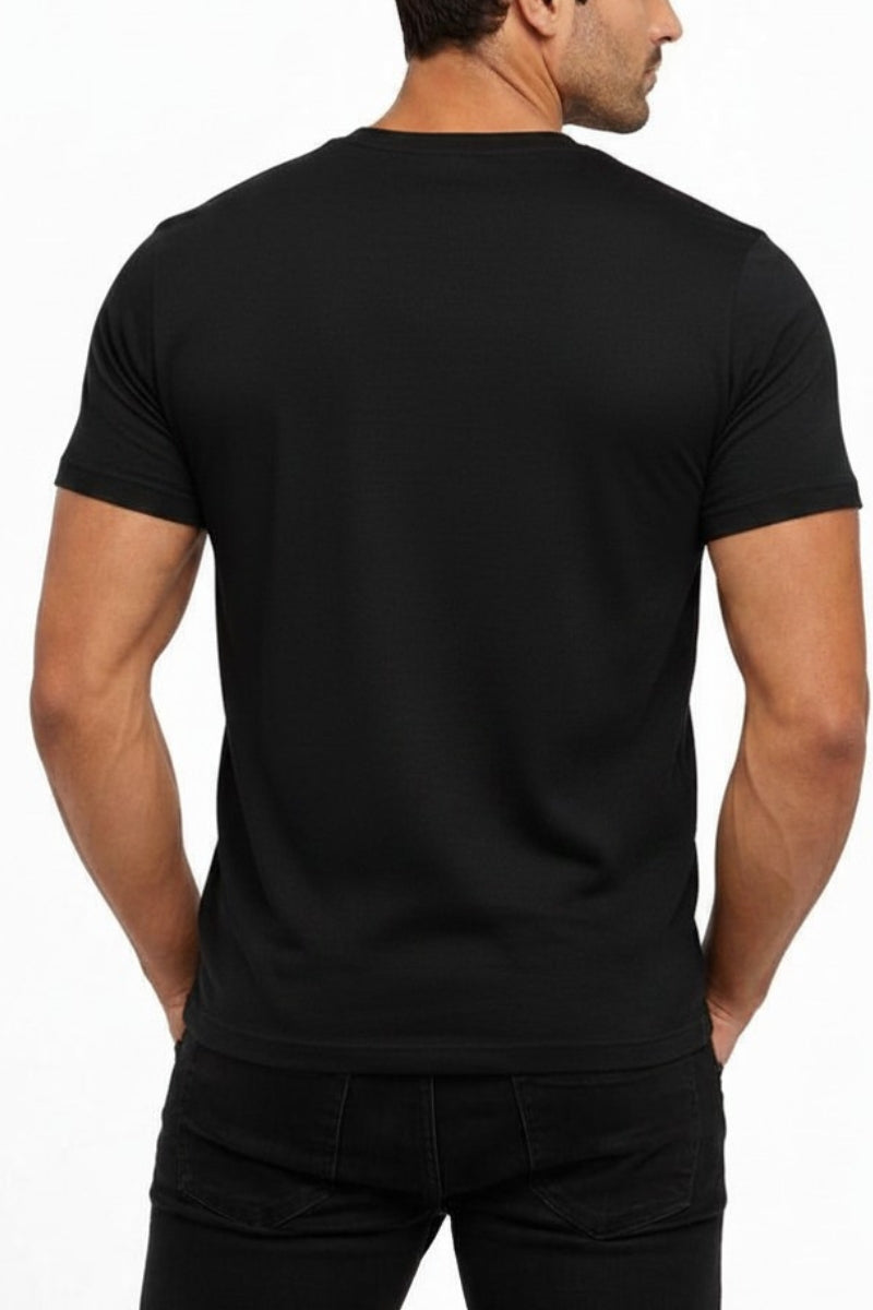 T-shirt da uomo in cotone con logo lettering a contrasto multicolor SS26293