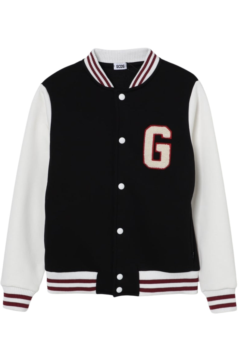 Giacca da ragazzo con dettagli e logo a contrasto colore B2JM0911BA4