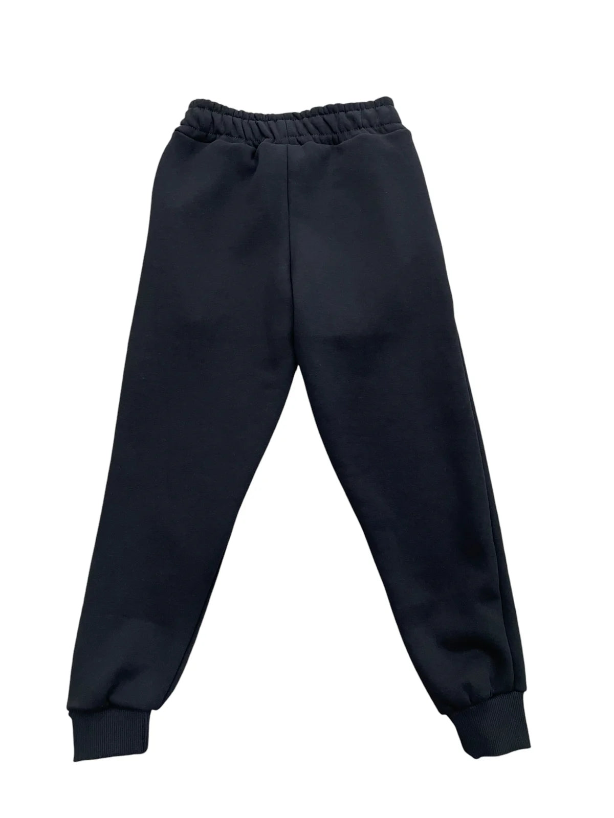 Pantaloni tuta da ragazzo con coulisse e logo lettering frontale