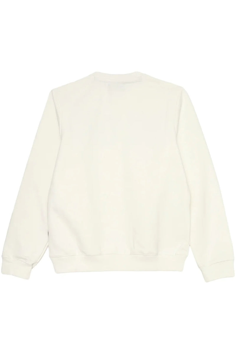 Felpa girocollo da ragazzo con logo lettering a contrasto frontale IBSW00750