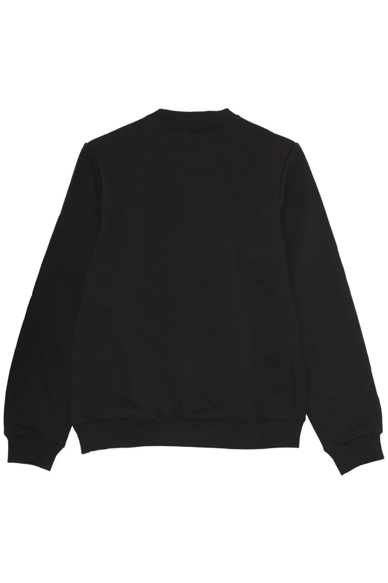 Felpa girocollo da ragazzo con logo lettering a contrasto frontale IBSW00750