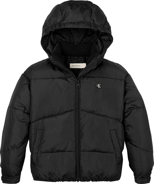 Giubbotto da ragazzo con elastico sul fondo e sui polsini IG0IG02987BEH