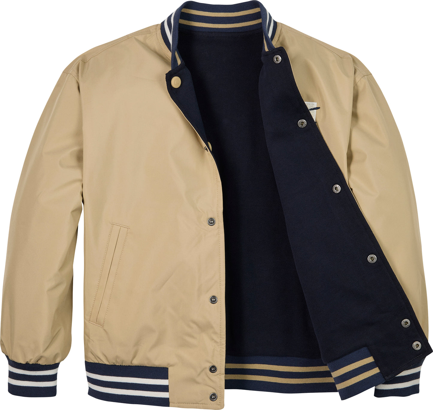 Giacca bomber da ragazzo reversibile con logo sul retro KB0KB09740AB9