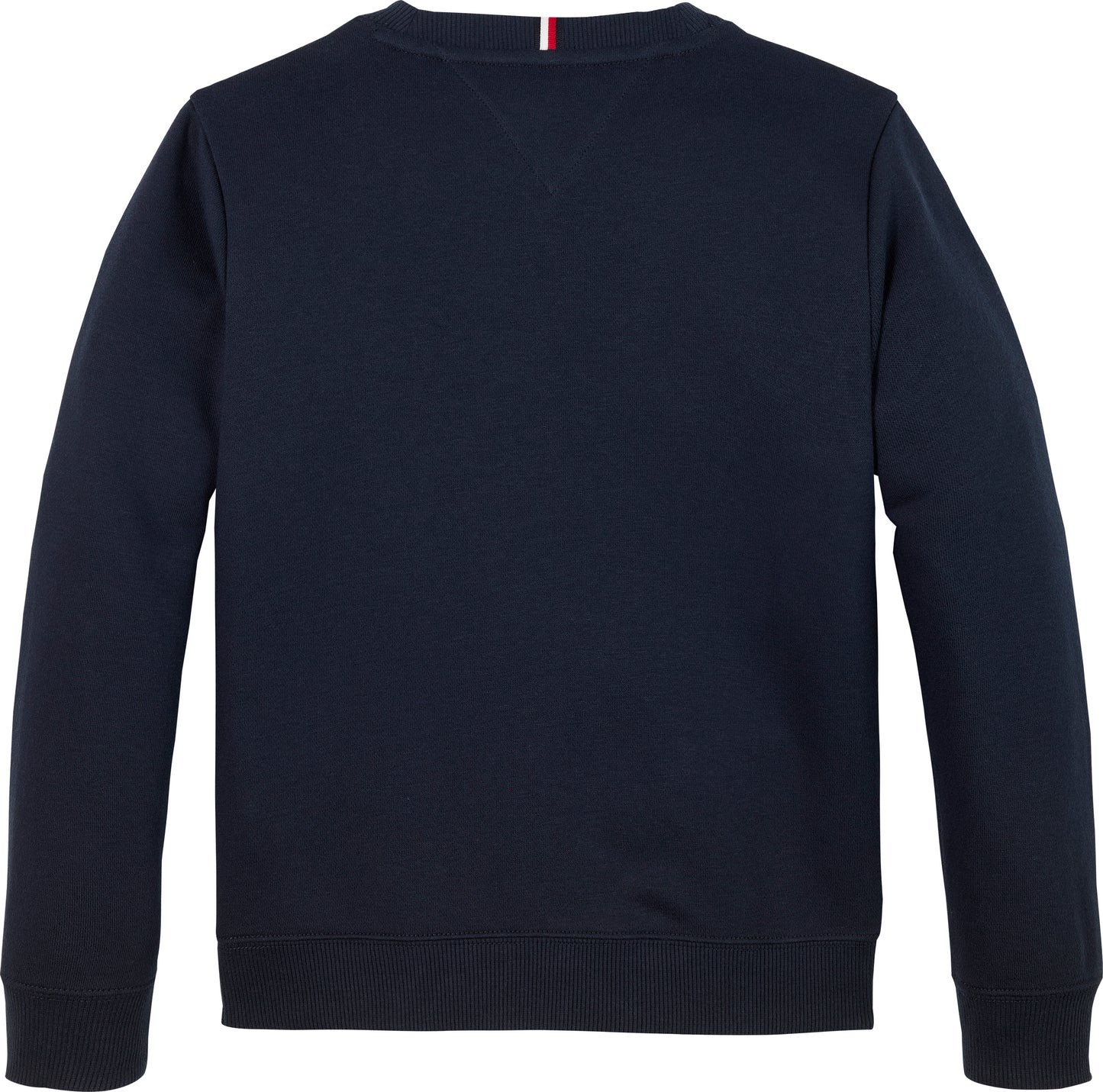 Felpa girocollo da bambino e ragazzo in cotone con bandiera con logo stampata sul davanti KB0KB09741C1G