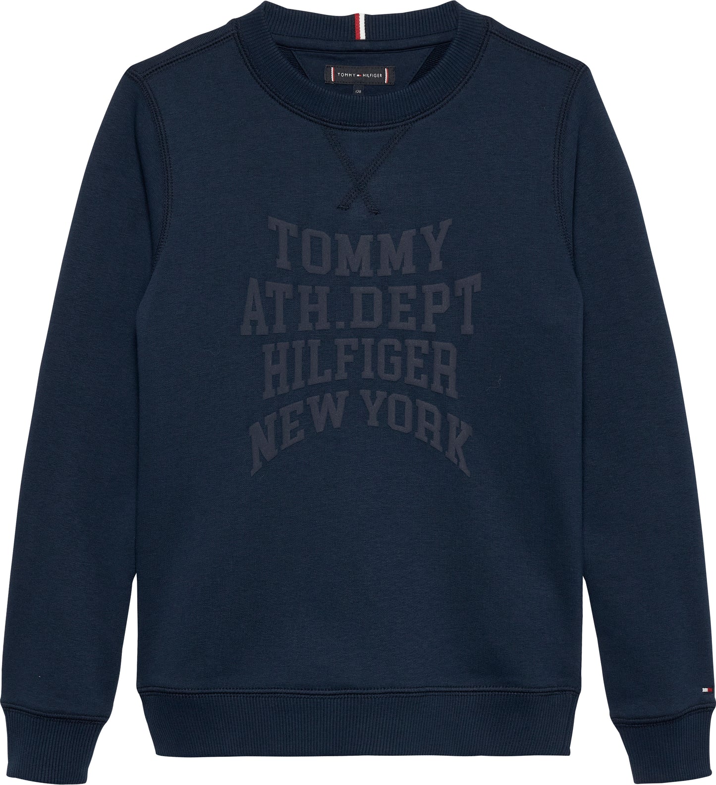 Felpa girocollo da bambino e ragazzo con maxi stampa con logo lettering ton sur ton KB0KB09893C1G