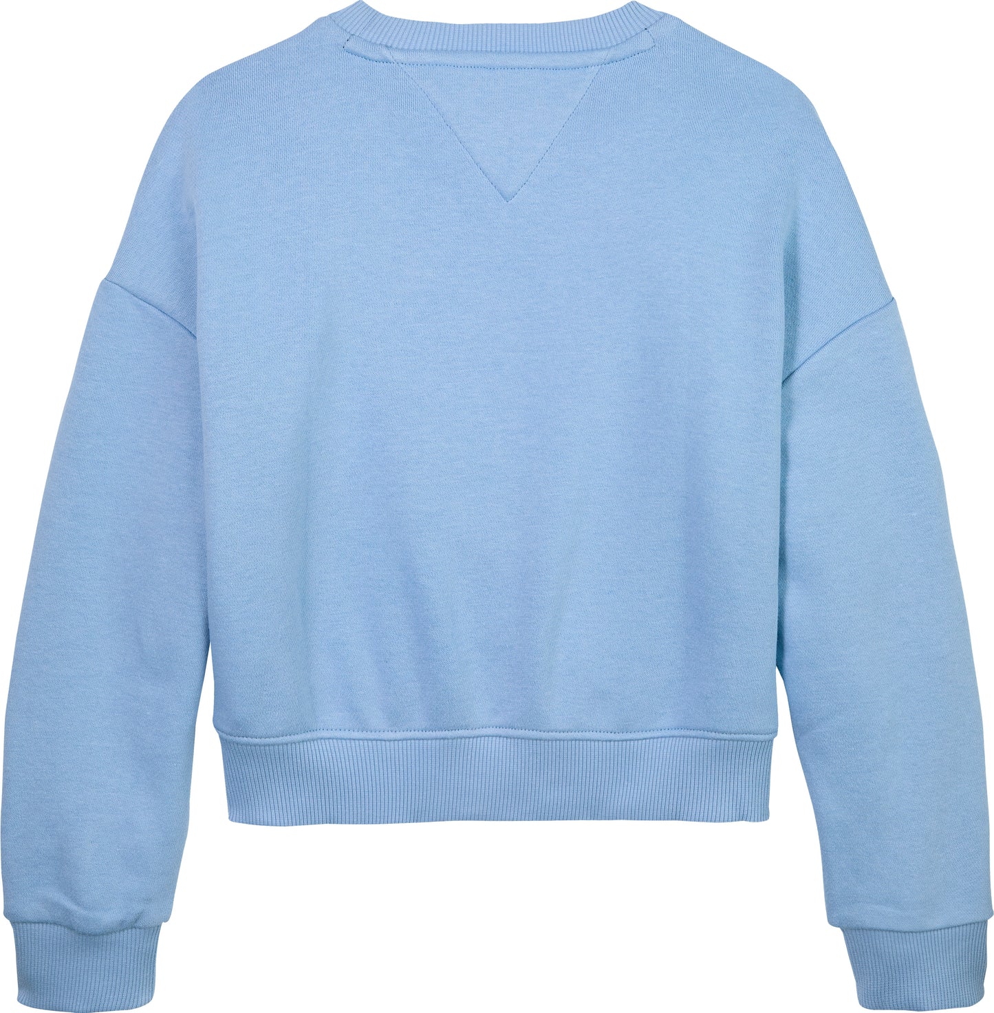 Felpa girocollo da bambina e ragazza con logo lettering con paillettes multicolor KG0KG08686C14