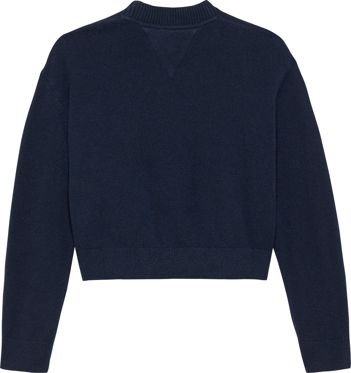 Maglione cropped da bambina con cuore e logo lettering ricamati sulla parte frontale (6 e 7 anni) KG0KG08836C1G