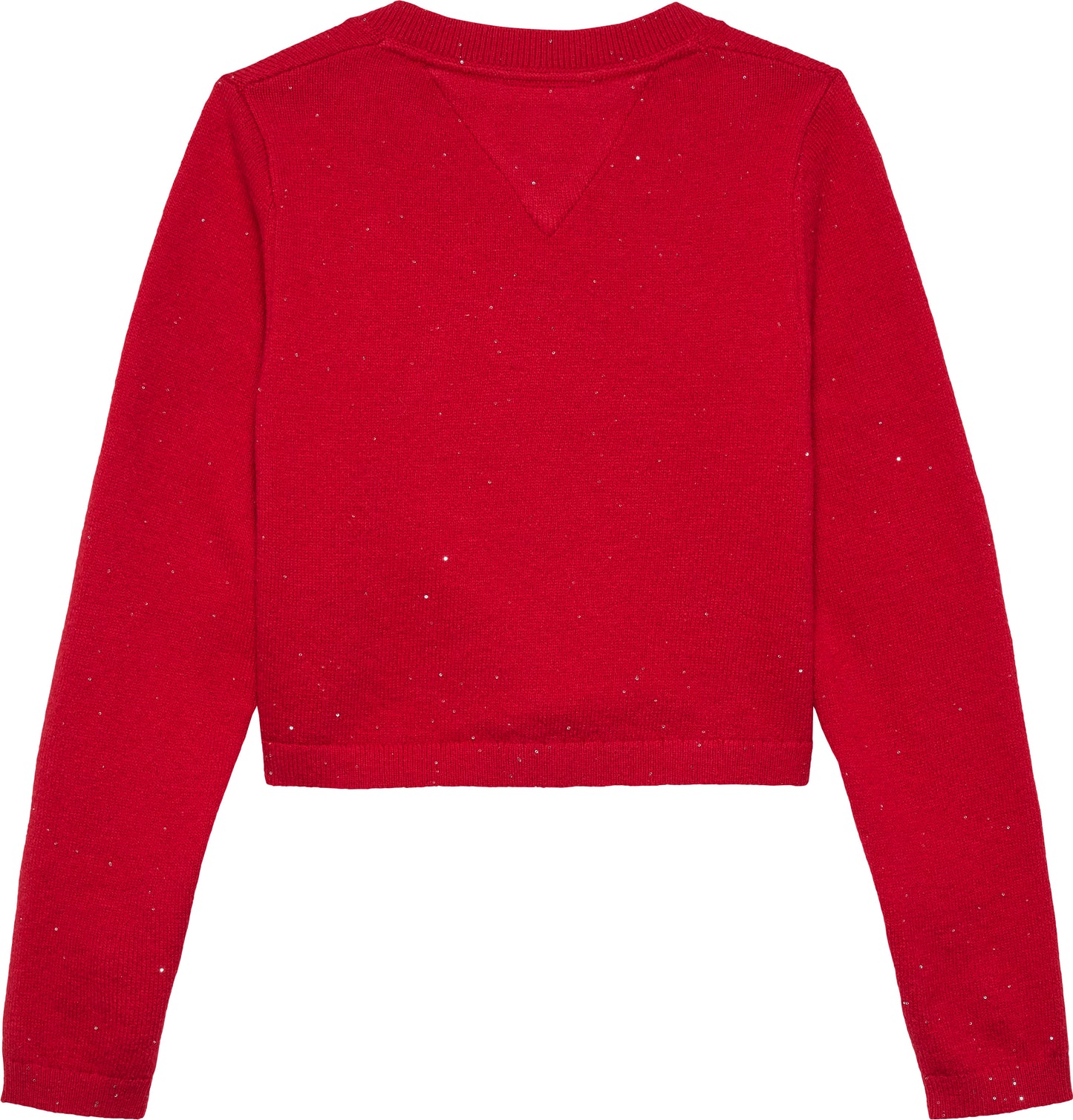 Cardigan cropped da bambina in lana con inserti in lurex KG0KG08852XJP