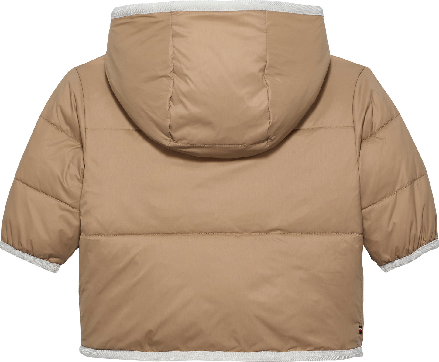 Giubbino da neonata reversibile in ecopelliccia con cappuccio KN0KN02064GUQ