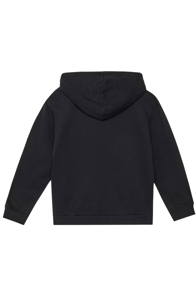 Felpa da ragazzo in cotone con logo lettering ricamato ton sur ton L5YQ25KAV34
