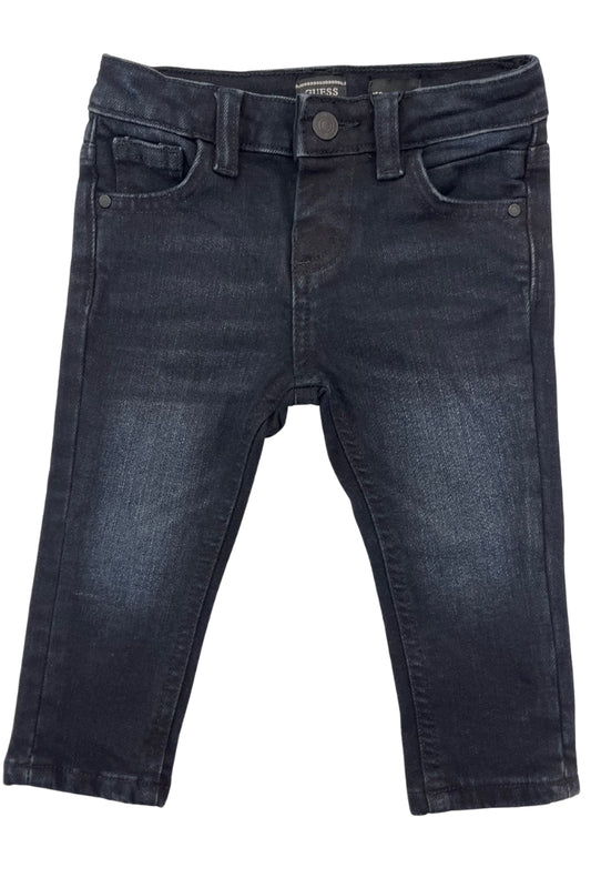 Jeans slim da bambino in cotone a cinque tasche N5YA01D5QU0