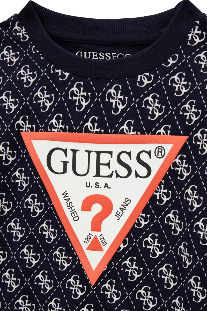 Tuta da bambino con maglia con stampa logo 4G all over e pantaloni N5YG00K8HM4