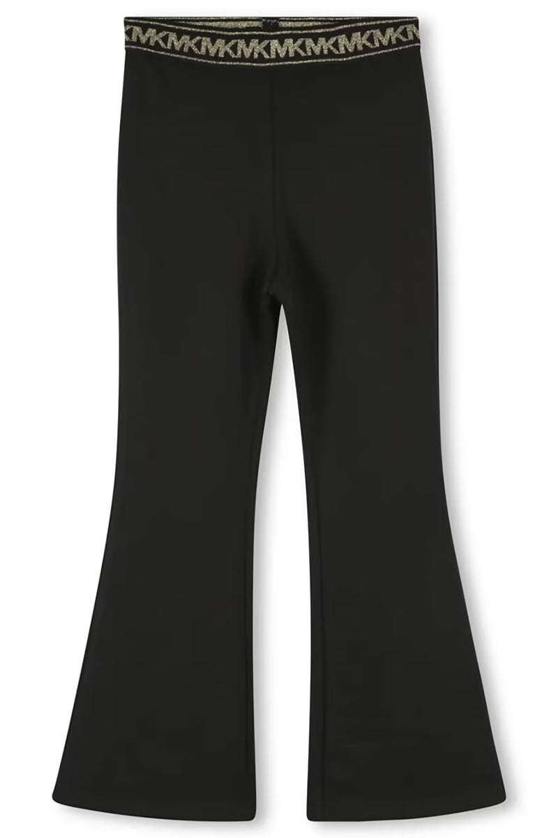 Pantaloni da bambina e ragazza con fascia elastica con multi logo monogram R30496