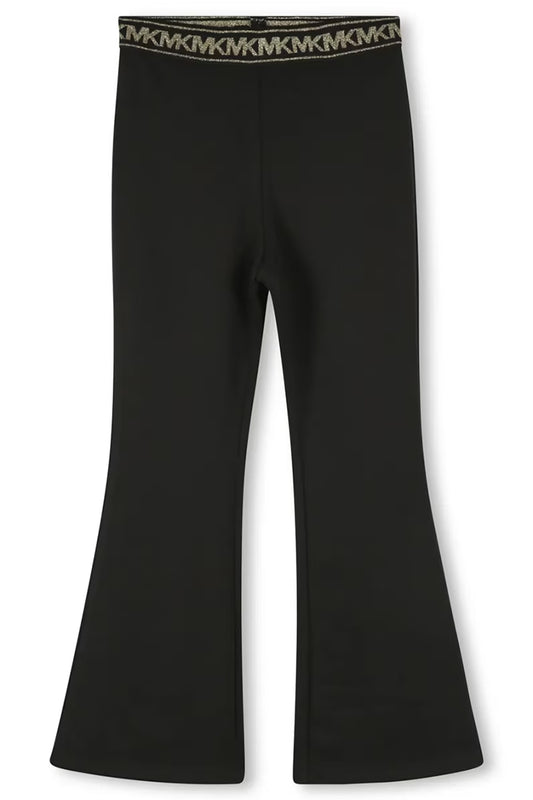 Pantaloni da bambina e ragazza con fascia elastica con multi logo monogram R30496