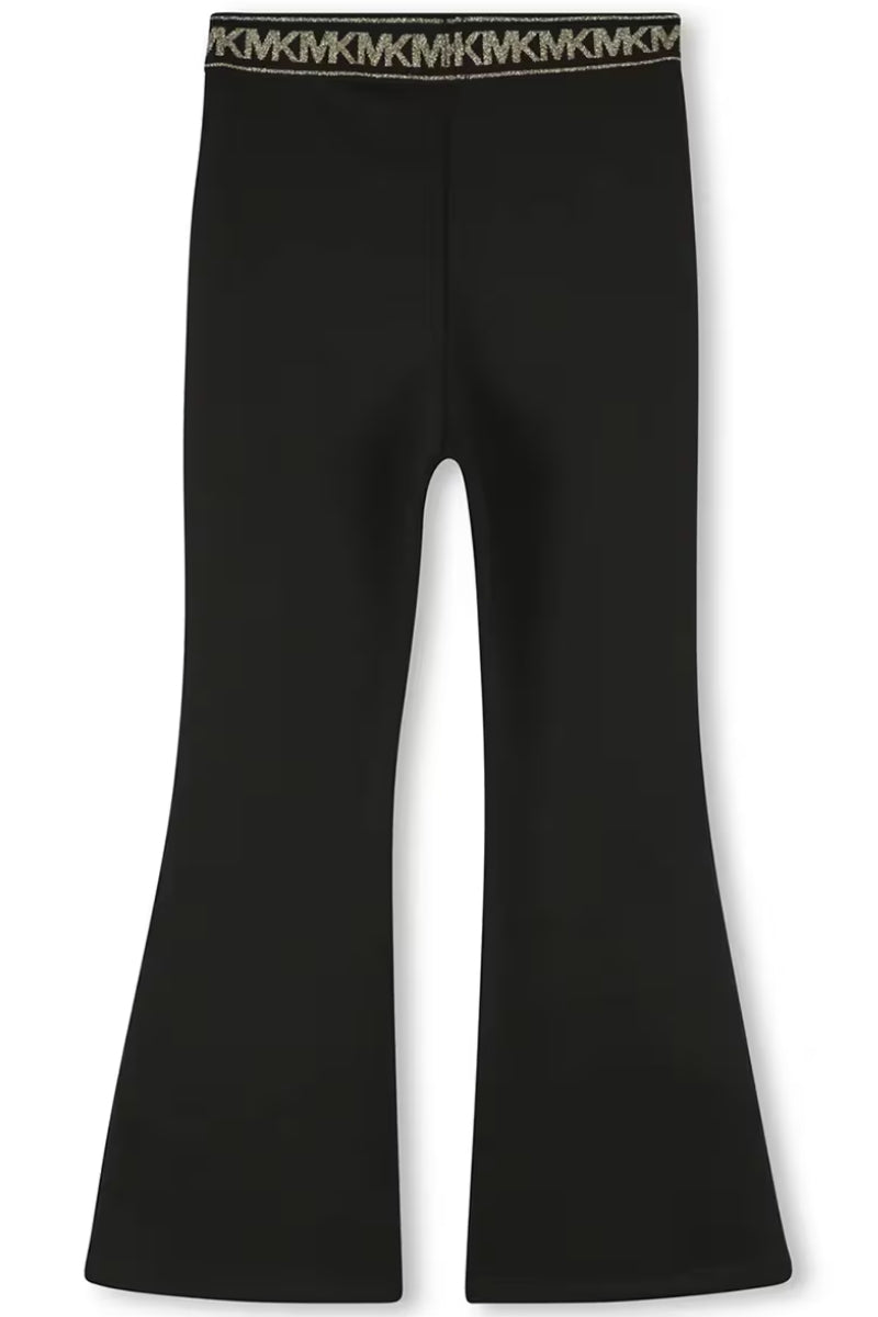 Pantaloni da bambina e ragazza con fascia elastica con multi logo monogram R30496