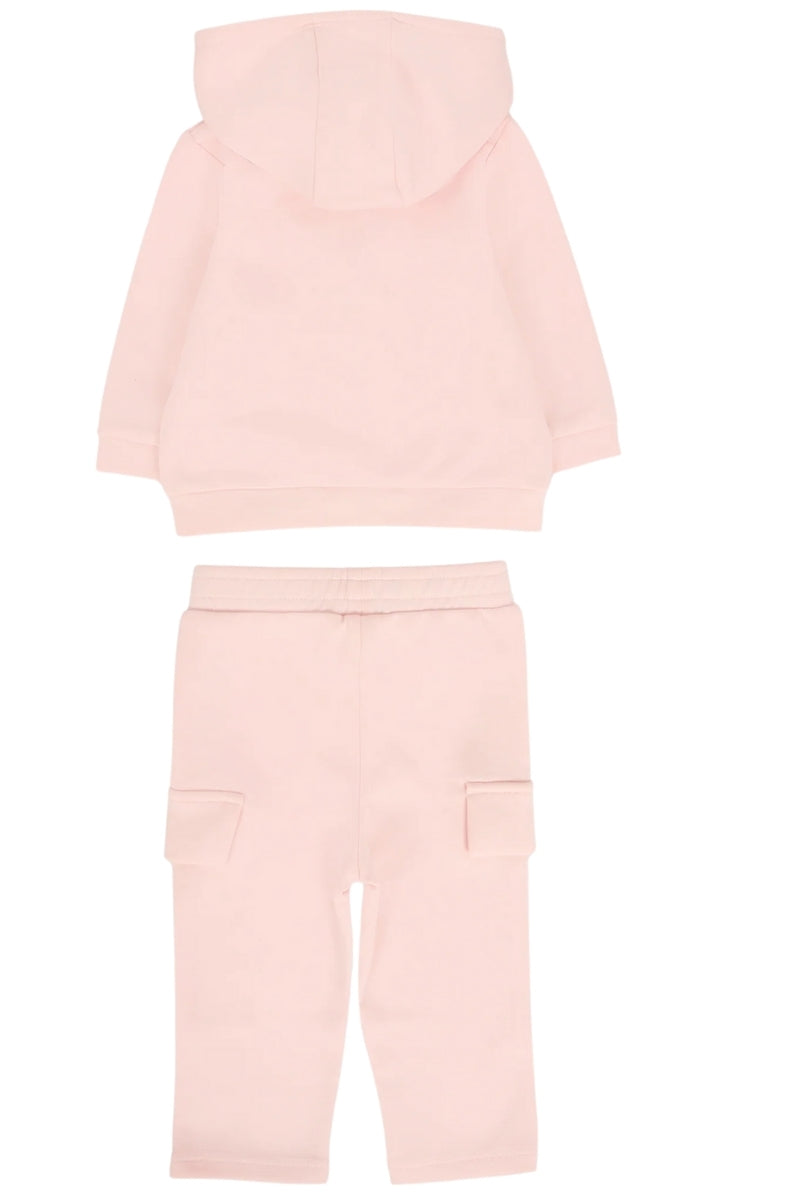 Completo tre pezzi da neonata e bambina con felpa, maglia e pantaloni  R30504