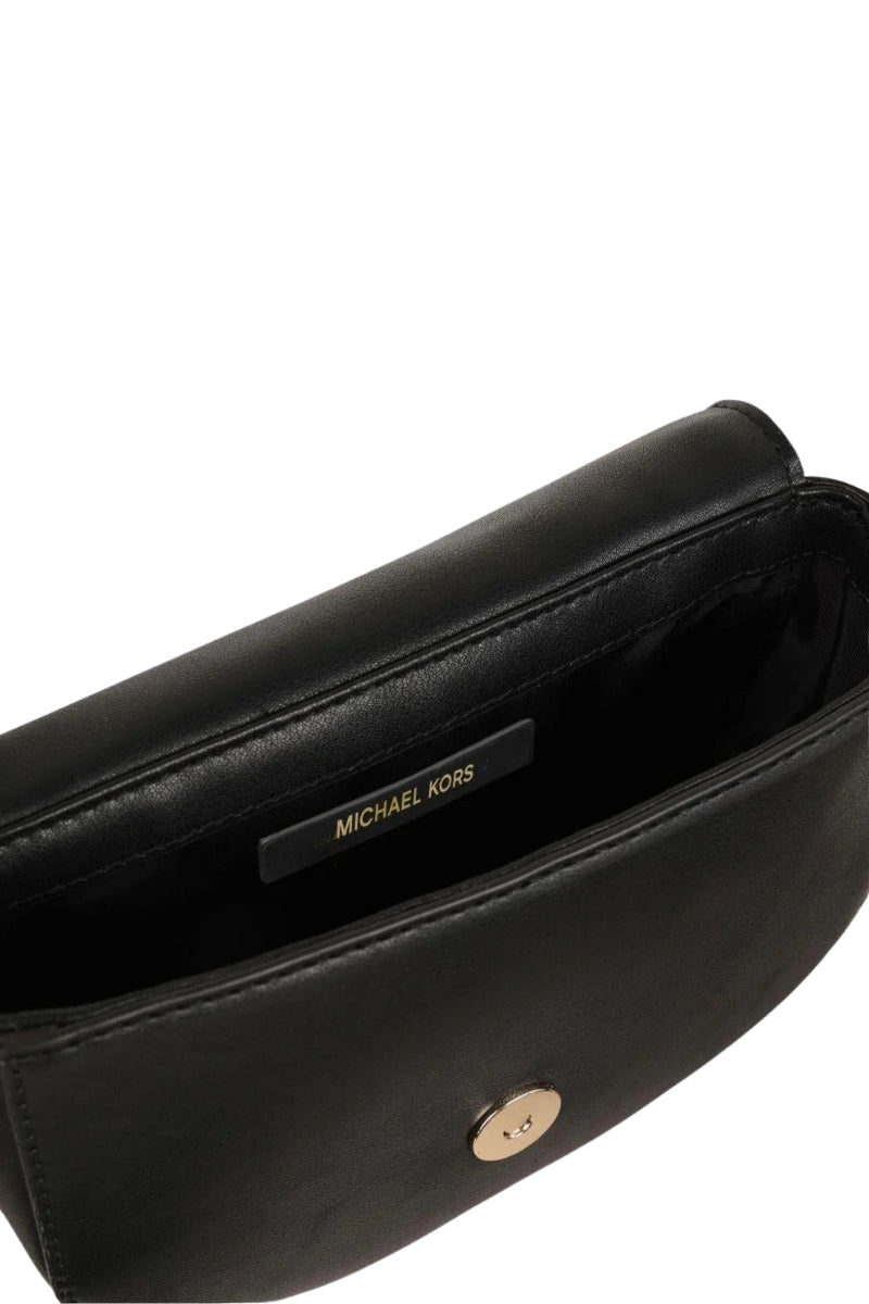 Borsa a tracolla da ragazza con borchie e chiusura con patta R30527