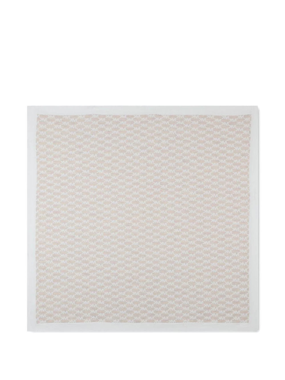 Copertina da neonata in lana jacquard con logo monogram all over R30529