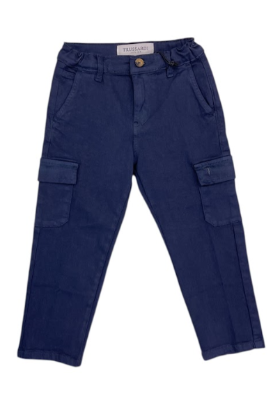Pantaloni cargo da bambino con cinta elastica TBA25035PA
